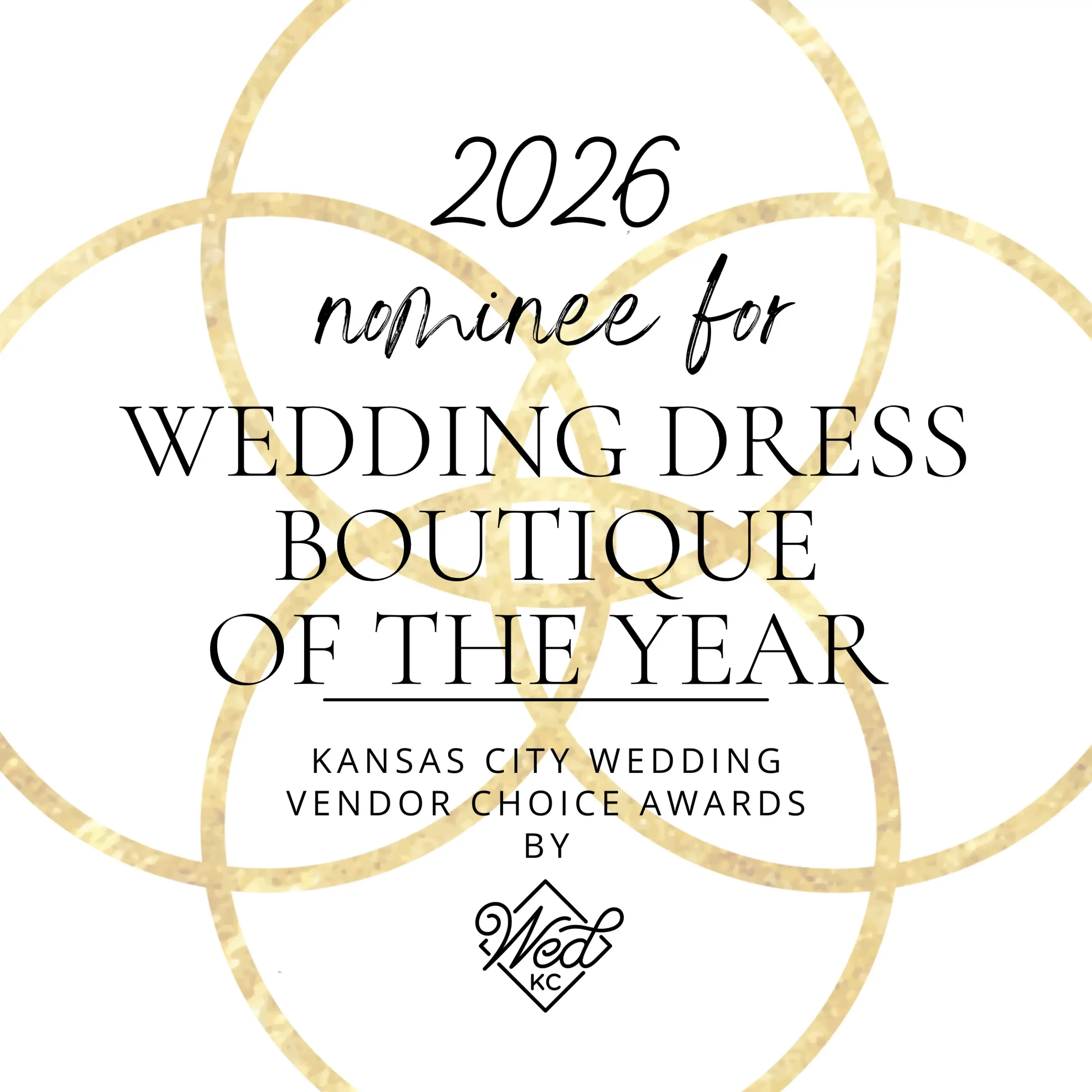 High Vibe Bride Nominated for Wedding Dress Boutique of the Year!. Mobile Image