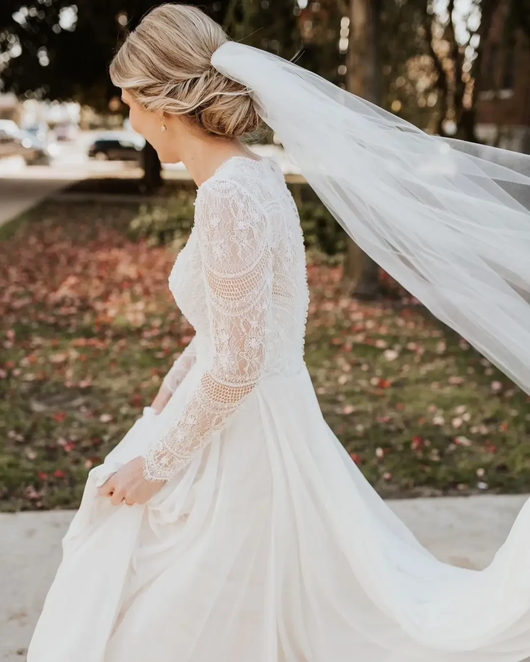 Modest Wedding Dresses Kansas City | Temple + Church Ready Image