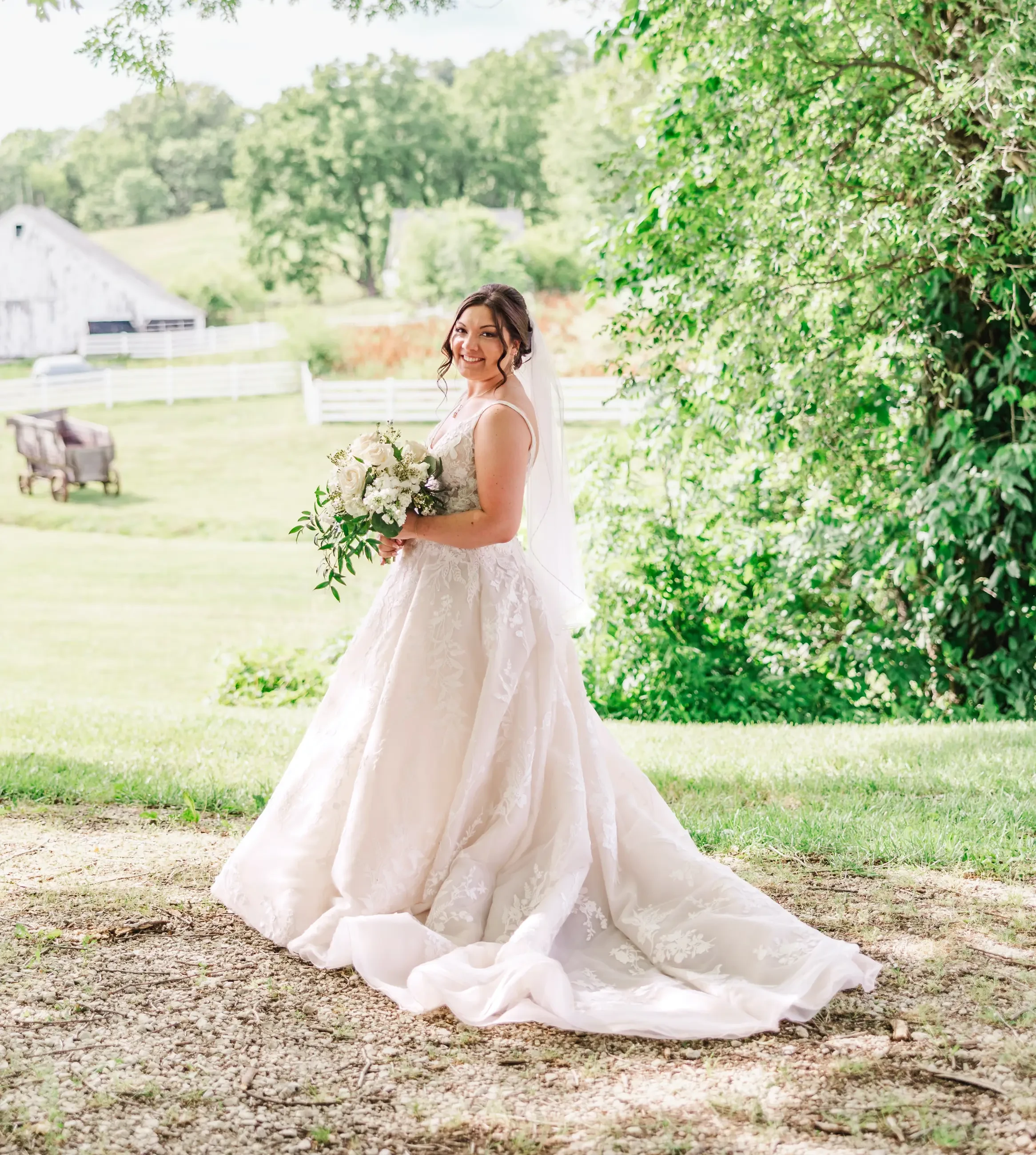 Carissa &amp; Brandon | A Rustic Country Wedding at The Home Place at Valley View. Desktop Image