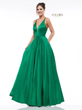 Colors Dress 2183 MOB75 #0 default Emerald Green thumbnail