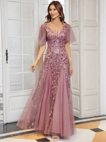 Ever Pretty ee00736dn4XL MOB38 #0 Dusty Rose thumbnail