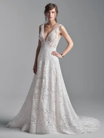 Sottero and Midgley  BR356 #0 Antique/Ivory thumbnail