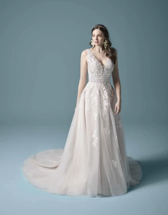 Maggie Sottero  Raphael Dawn #0 Ivory/blush accent thumbnail