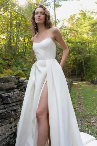 Jenny Yoo  Mollie #0 Ivory thumbnail