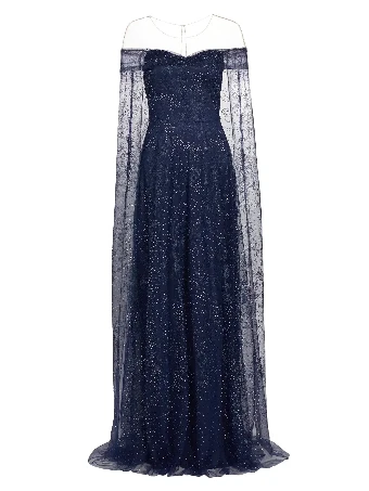 Marchesa Notte for Pronovias MOB502 #3 Navy thumbnail