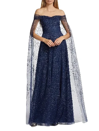 Marchesa Notte for Pronovias MOB502 #0 Navy thumbnail