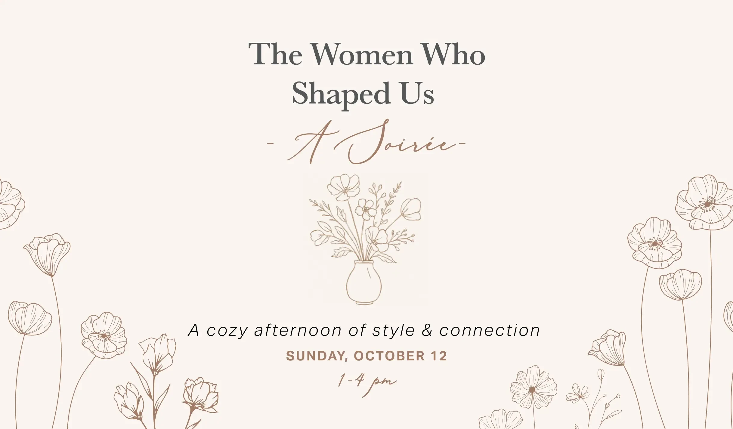 The Women Who Shaped Us Desktop Banner